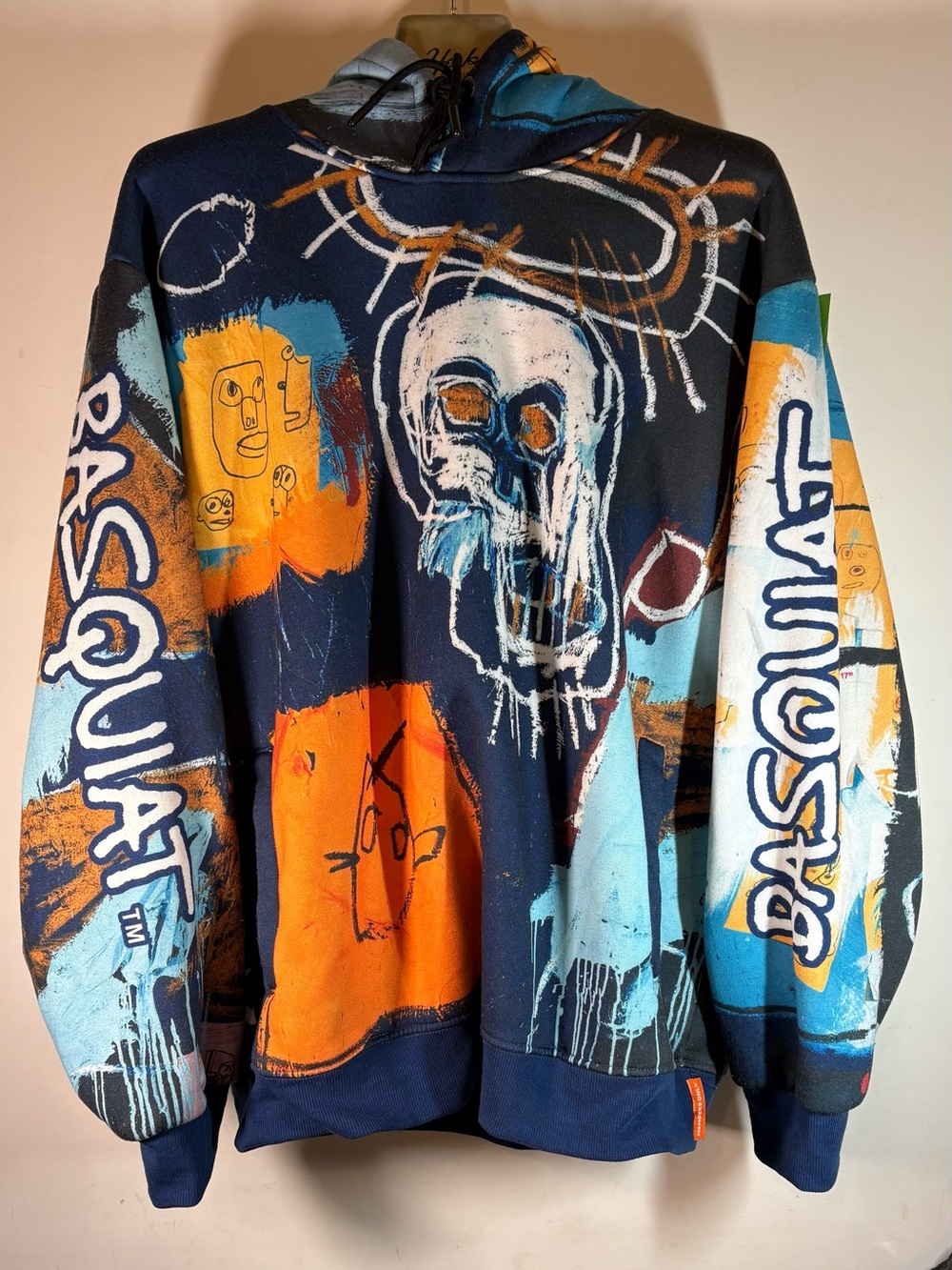 Basquiat x Members Only Men’s Multicolor Graphic Hoodie Sweater - XL